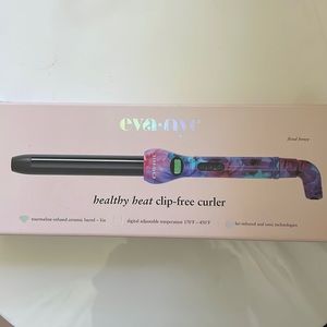 Eva NYC Healthy Heat 1" Clip Free Curler, Floral Frenzy